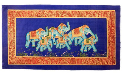 Peinture Moghole Indienne – Éléphant Royal Majestueux