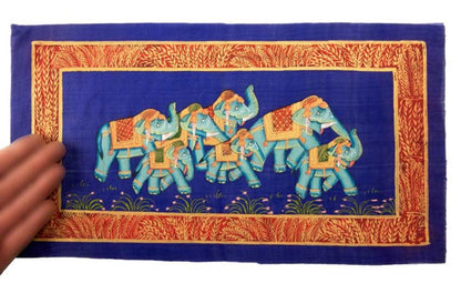 Peinture Moghole Indienne – Éléphant Royal Majestueux