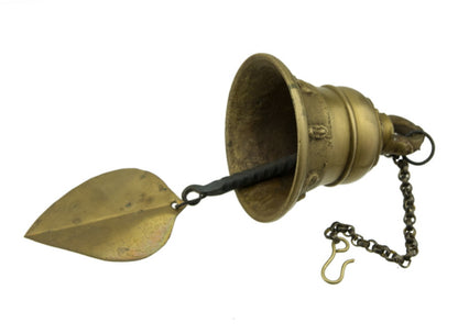 Cloche à Vent Bouddhiste Tibétaine avec Feuille de Lotus – Haute Qualité Sonore