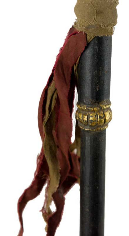Parashu Khatvanga Tibétain en Métal – Sceptre Rituel Bouddhiste Tantrique