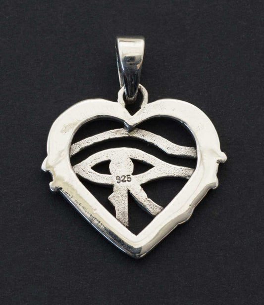 Pendentif Œil d’Horus en argent 925 – Bijou chargé de symbolisme