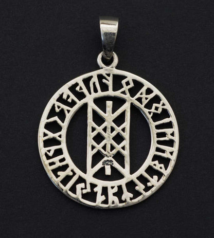 Pendentif Viking Web of Wyrd en Argent 925