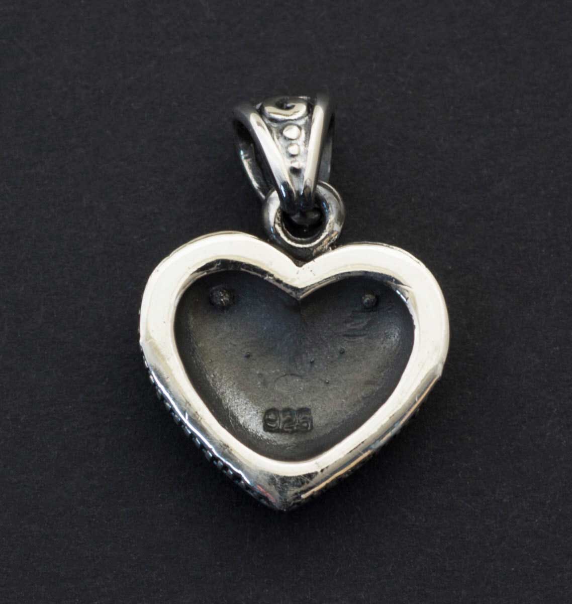 Pendentif celte Sacré-Cœur croix – symbole d’amour celtique en argent massif 925