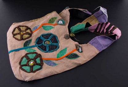 Sac À Main En Bandoulière Gibecière Ethnique Hippie Fourre-Tout – Népal