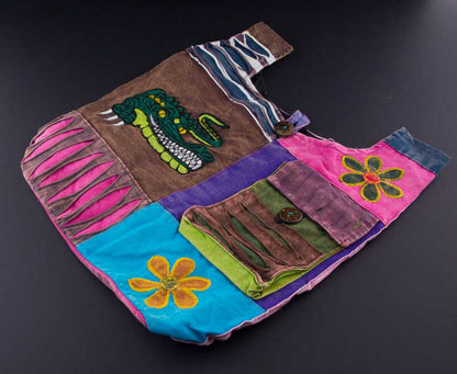 Sac À Main En Bandoulière Gibecière Ethnique Hippie Fourre-Tout – Népal