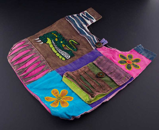 Sac À Main En Bandoulière Gibecière Ethnique Hippie Fourre-Tout – Népal