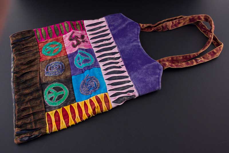 Sac À Main En Bandoulière Népalais – Gibecière Ethnique Hippie Baba Cool