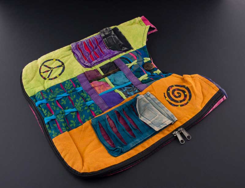 Sac À Main En Bandoulière Népalais – Gibecière Ethnique Hippie Baba Cool