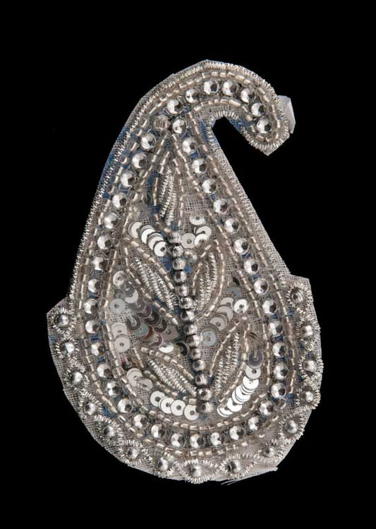 Écusson Brodé Cachemire Avec Strass – Artisanat Indien