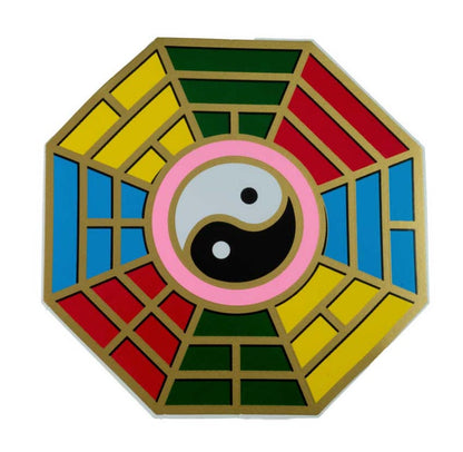 Stickers Thaïlande Bagua Yin Yang – Autocollant Feng Shui en Vinyle