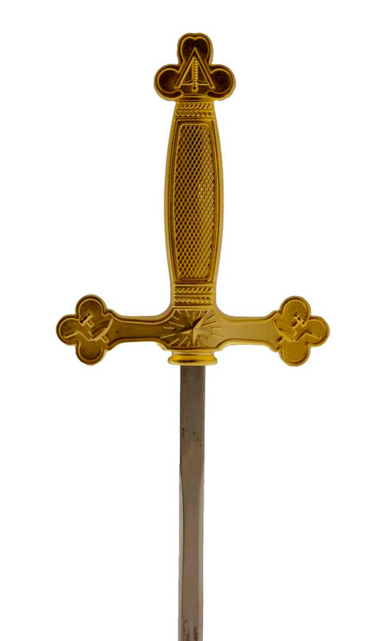 Épée Dague Franc-Maçon Dorée – Symboles Maçonniques