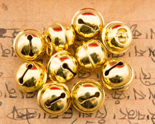 Lot de 3 Grelots Dorés en Métal – Accessoires Créatifs pour Décoration