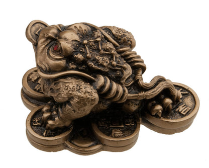Figurine Grenouille de Fortune à 3 Pattes – Symbole Feng Shui de Prospérité