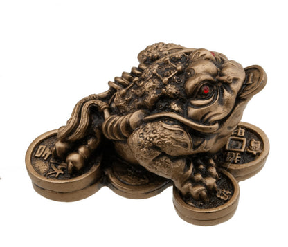 Figurine Grenouille de Fortune à 3 Pattes – Symbole Feng Shui de Prospérité