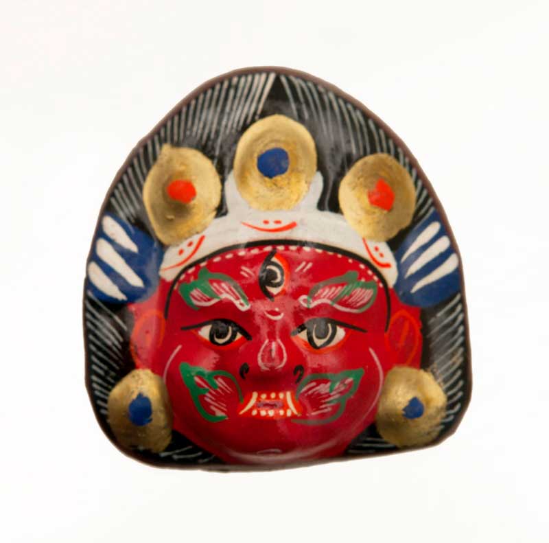 Magnet Bouddhiste Mahakali – Décoration Tibétaine Artisanale Du Népal