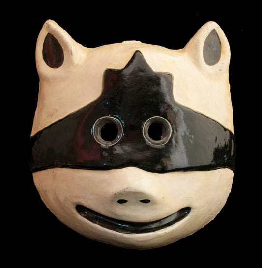 Masque Népalais Panda – Masque De Danse Du Festival Indra Jatra