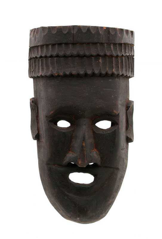 Masque Couronne Népalais – Art De L’Himalaya – Bois