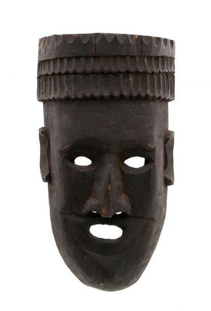 Masque Couronne Népalais – Art De L’Himalaya – Bois