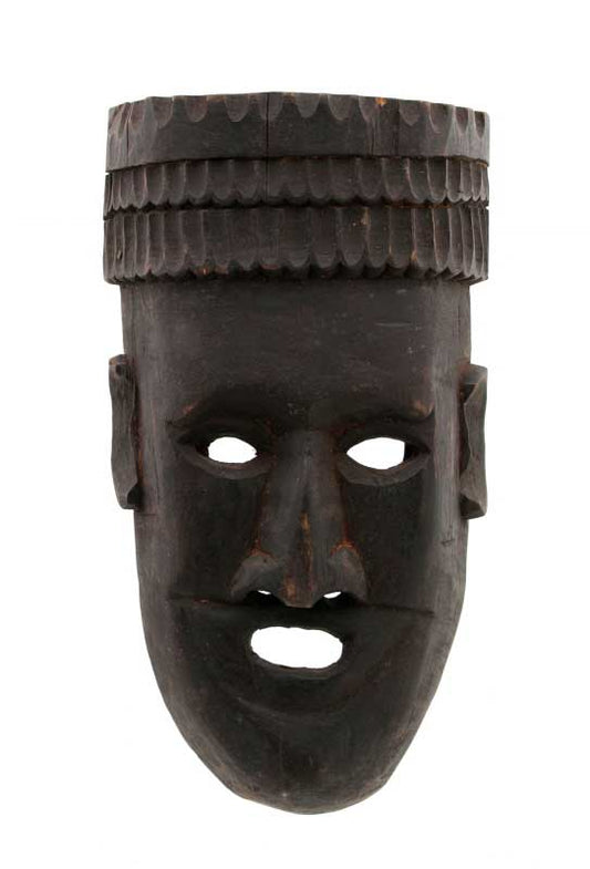 Masque Couronne Népalais – Art De L’Himalaya – Bois
