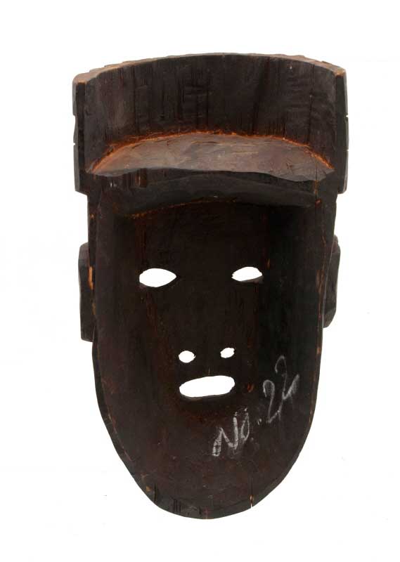 Masque Couronne Népalais – Art De L’Himalaya – Bois
