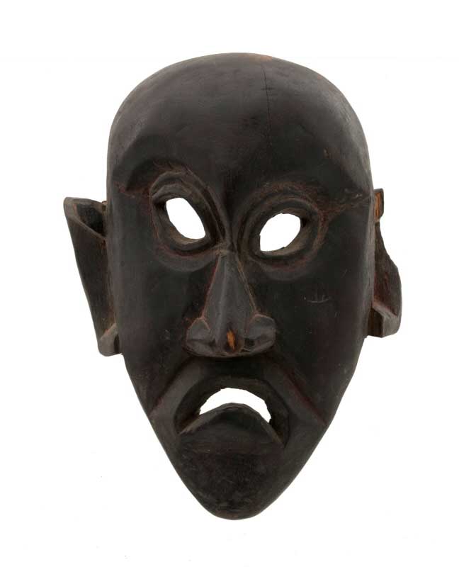 Masque Monpa Gurung Népalais – Art De L’Himalaya – Bois