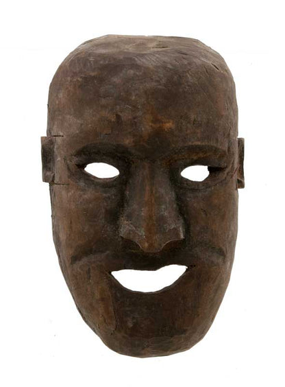 Masque De Chamane Népalais – Art De L’Himalaya – Bois