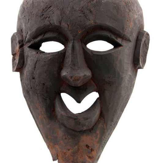 Masque De Chamane Magar Népalais – Art De L’Himalaya – Bois