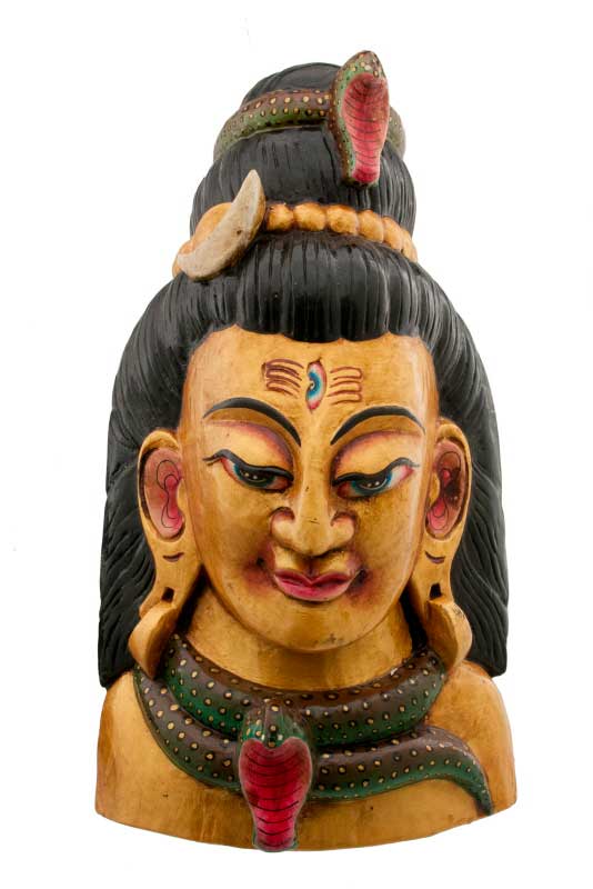 Masque Lord Shiva Népalais – Masque Protecteur – Art De L’Himalaya