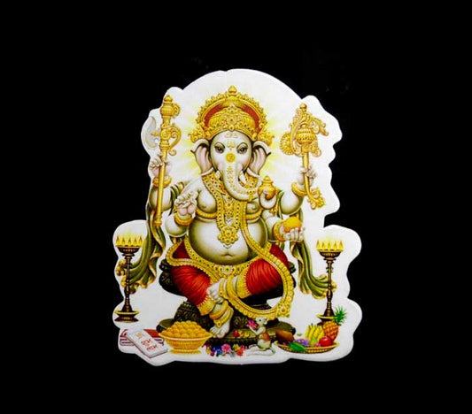 Autocollant Sticker Hindou – Lord Ganesh Éléphant