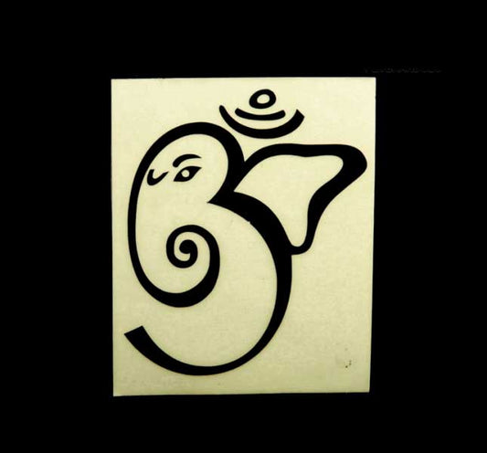 Autocollant Sticker Hindou – Om Aum Ganesh