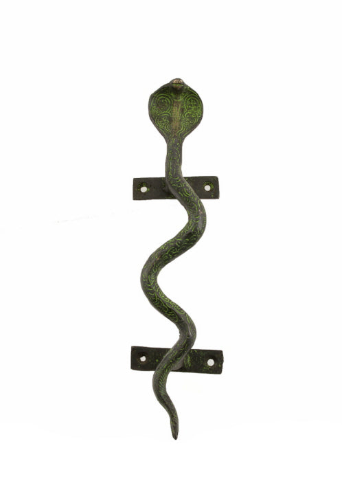 Poignée De Porte Cobra En Alliage De Cuivre – Artisanat Indien