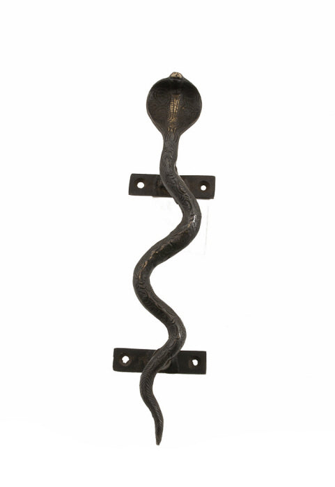 Poignée De Porte Cobra En Alliage De Cuivre – Artisanat Indien