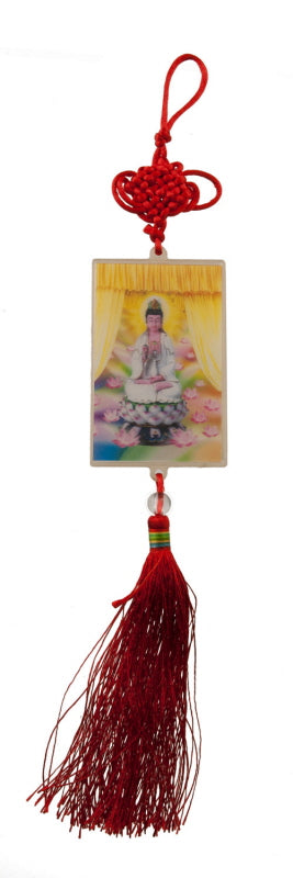 Carte Bouddhiste De Protection En Plastique Lenticulaires – Talisman Guan Yin