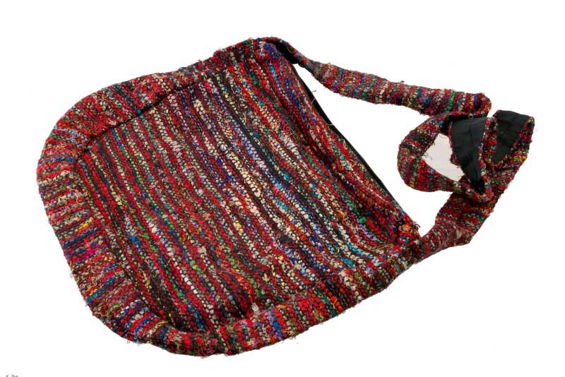Sac À Main En Bandoulière Ethnique En Soie Recyclée Du Népal