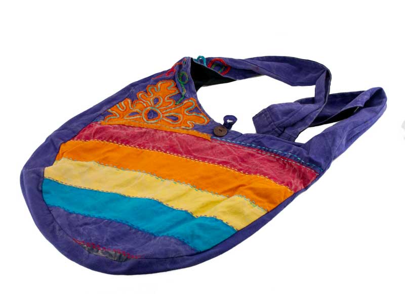 Sac À Main En Bandoulière Népalais – Sac Ethnique Hippie Baba Cool