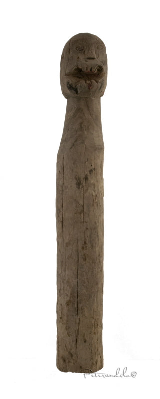 Ancienne statue de protection Namasté votive tribale – Art tribal du Népal
