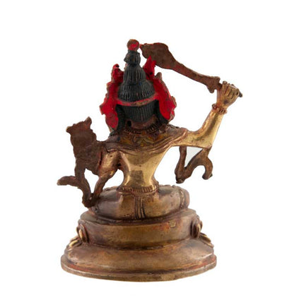 Statue Manjushri en Alliage de Cuivre 10,5 cm – Bodhisattva de la Sagesse du Népal