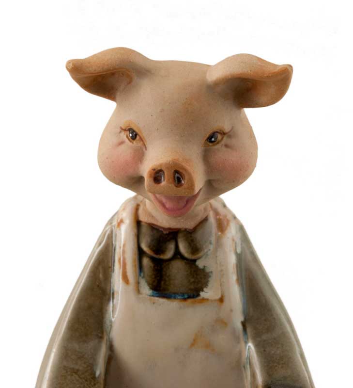 Vide-Poche Cochon en Céramique – Statuette Décorative