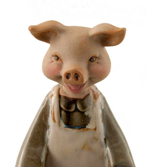 Vide-Poche Cochon en Céramique – Statuette Décorative