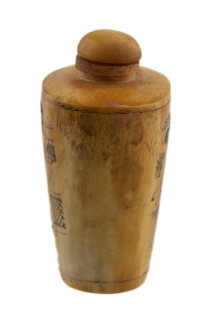 Ancienne Fiole à Parfum ou Tabatière Kamasutra – Artisanat du Népal