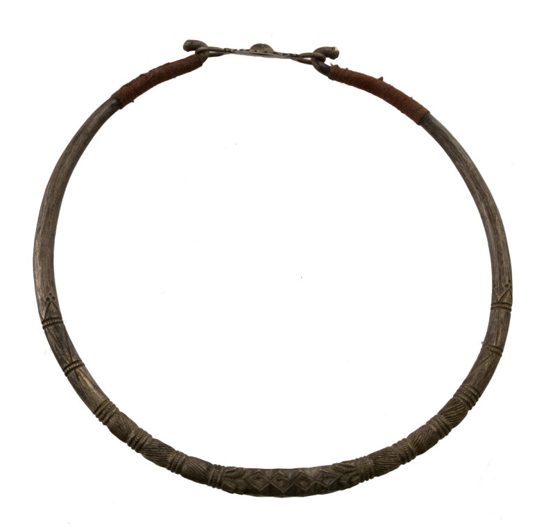 Collier Ethnique Hansuli Tharu – Ancienne Torque Tribale du Népal