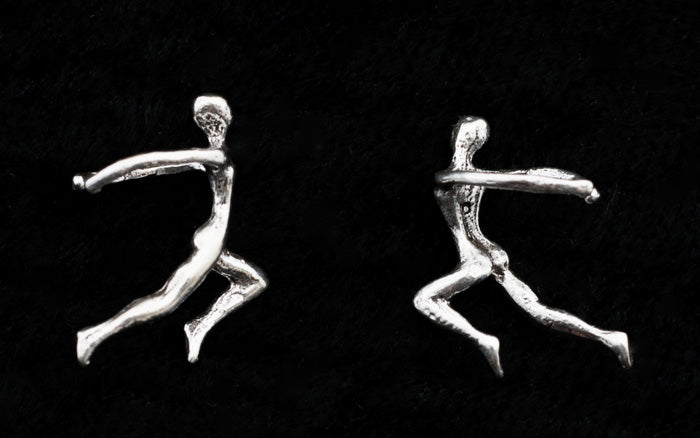 Boucles d’Oreilles Cartilage Femme Nue en Bijoux Ethnique Argent