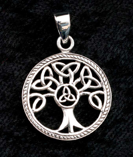 Pendentif Arbre de Vie celte en argent 925 – Bijou ethnique artisanal symbole d’harmonie
