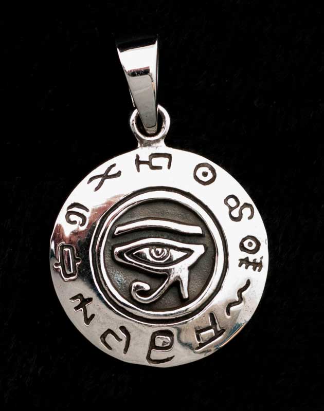 Pendentif Œil d’Horus en argent 925 – Symbole intemporel et raffiné