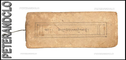 Ancien Livre de Prières Tibétain Bouddhiste – Manuscrit Traditionnel Rare
