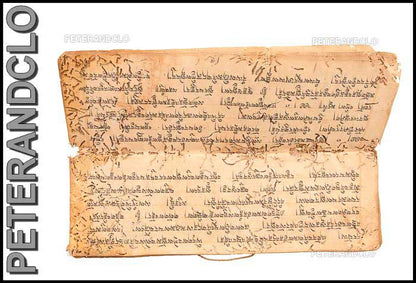 Ancien Livre de Prières Tibétain Bouddhiste – Manuscrit Rare en Écriture Outchen