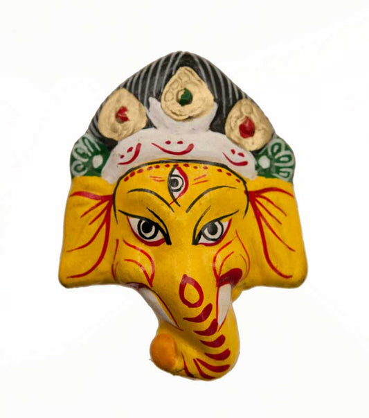 Magnet Ganesh Ganesha – Dieu Hindou À La Tête D’Éléphant Artisanat Du Népal