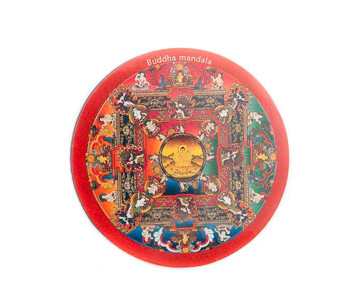 Magnet Bouddha Mandala – Décoration Bouddhiste Tibétaine Du Népal
