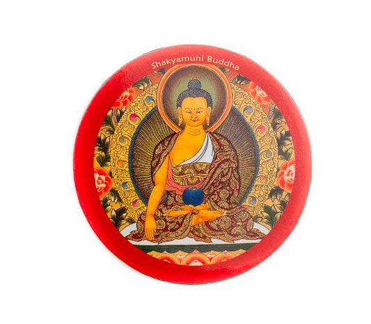 Magnet Bouddha Shakyamuni – Décoration Bouddhiste Tibétaine Du Népal