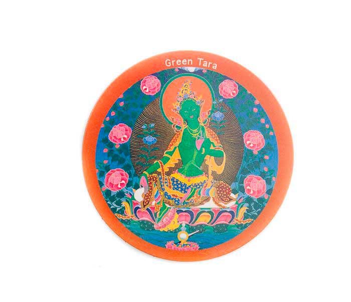 Magnet Green Tara Verte – Déité Bouddhiste Tibétaine Du Népal